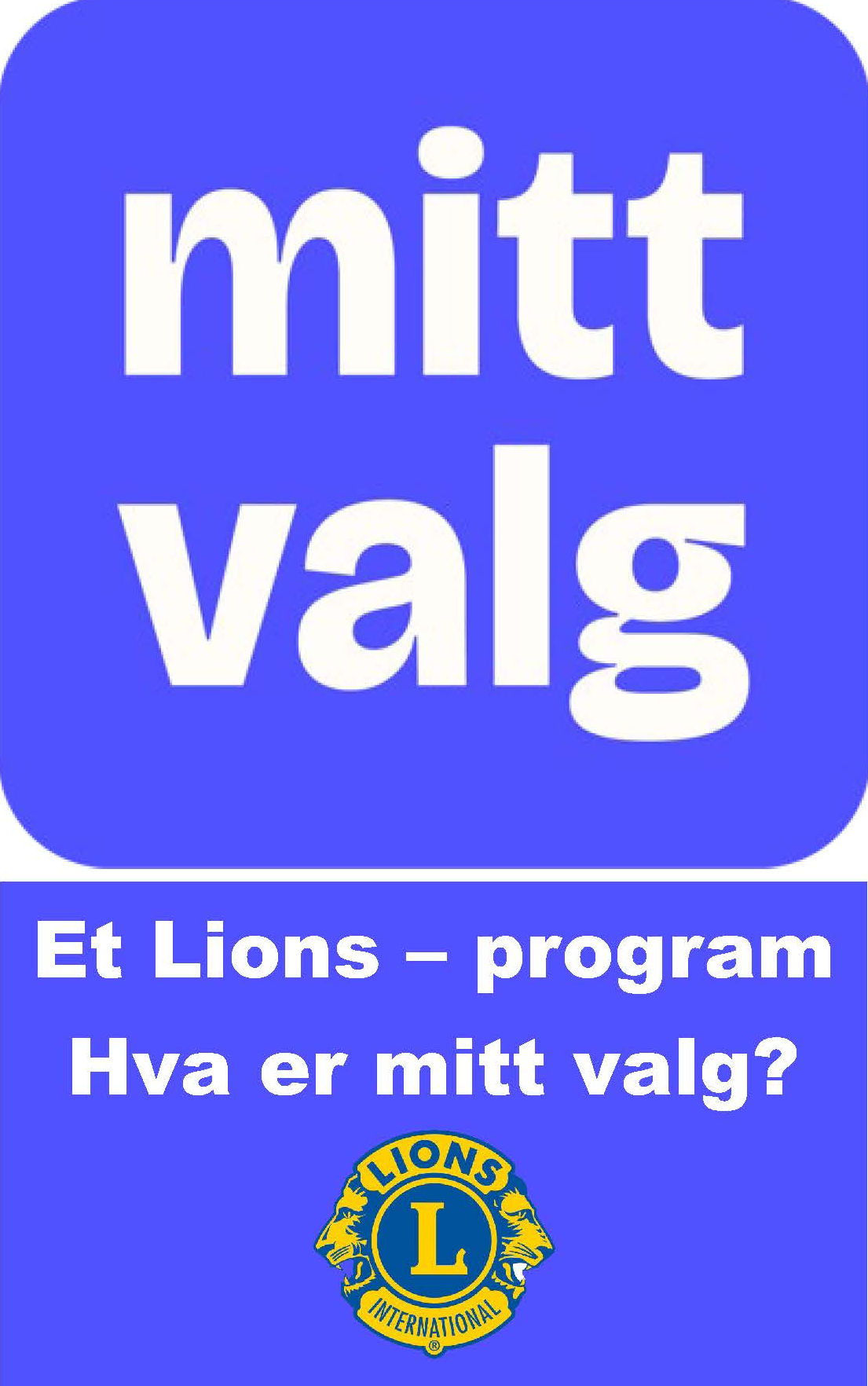 Artikkelbilde til artikkelen Hva er MITT VALG?