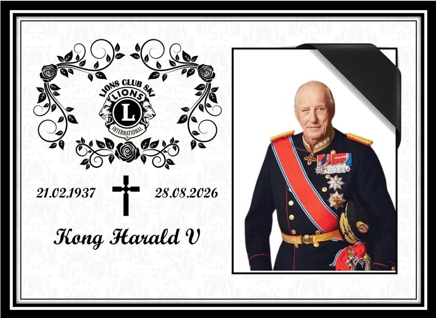 Kong Harald V er død.