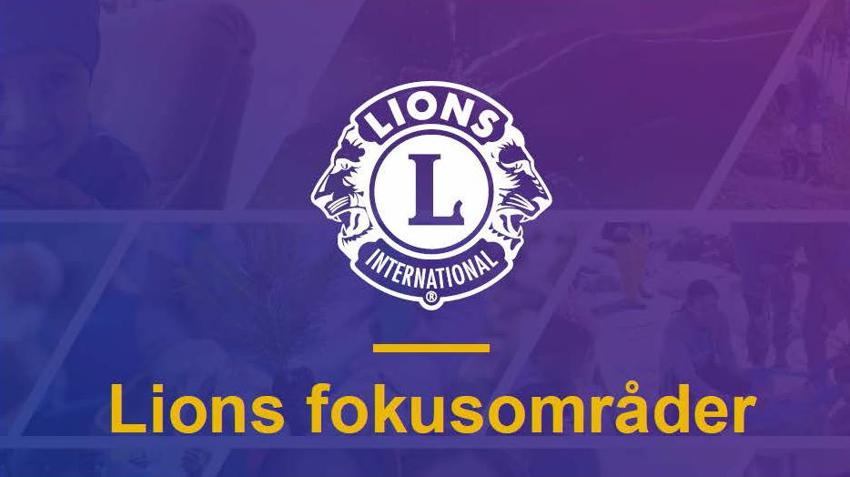 Lions’ fokusområder. 